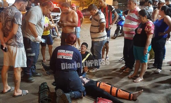 Imprudencia de conductor de automóvil causa choque con dos heridos en Franco – Diario TNPRESS