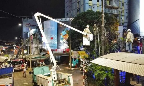 La ANDE mejora imagen de Ciudad del Este con el retiro de conductores aéreos – Diario TNPRESS