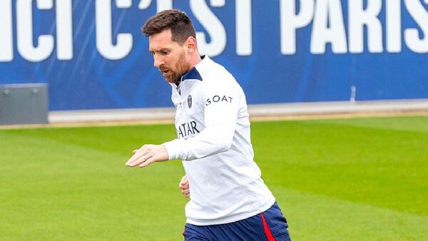 Lionel Messi vuelve a entrenar con el PSG