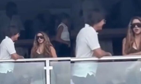 (VIDEO)¿Romance en puerta?: Shakira y Tom Cruise fueron pillados juntos en Formula 1