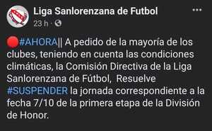No hubo fútbol - San Lorenzo Hoy