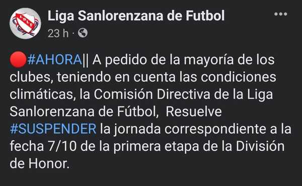 No hubo fútbol - San Lorenzo Hoy