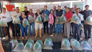 Distribución de alevines a unas 1.500 familias impulsa la cría de peces como rubro de renta y consumo - .::Agencia IP::.