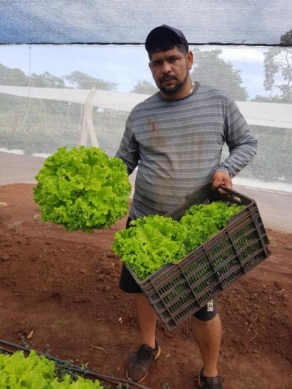 Ofertan productos frutihortícolas para costear gastos de la Fazenda de la Esperanza