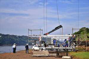 Instalan moderno sistema para la inspección del Puente de la Integración - .::Agencia IP::.