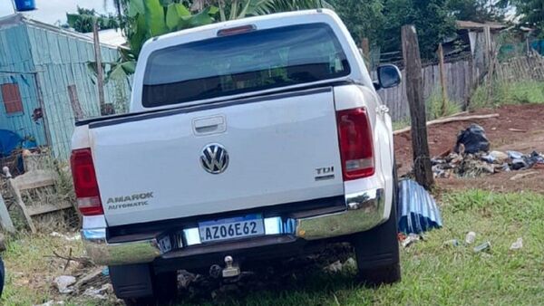Cae una mujer con una camioneta robada a un militar en Alto Paraná