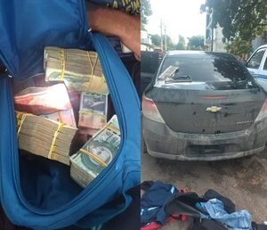 Robo, persecución y recuperación de G. 204 millones en San Lorenzo - Policiales - ABC Color