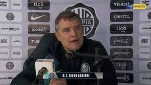 Diego Aguirre explica el bajón de Olimpia