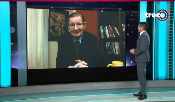 Siete meses después, Carlos Martini volvió hoy a la TV
