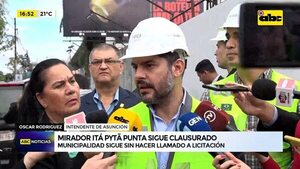 Video: Mirador Itá Pytã Punta sigue clausurado  - ABC Noticias - ABC Color