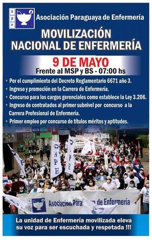 Movilización Nacional de Enfermeros - Noticde.com