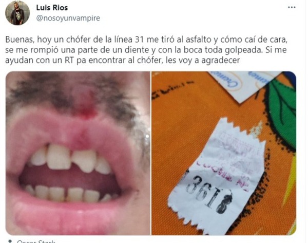 Diario HOY | Imprudente chofer de Línea 31 echó a pasajero y casi lo arrolló