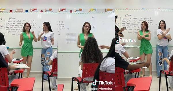 La Nación / Despiden a popular maestra tiktokera por bailar en clase
