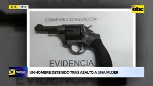 Video: Un hombre detenido tras asalto a una mujer - ABC Noticias - ABC Color