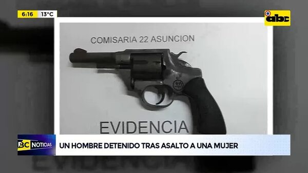 Video: Un hombre detenido tras asalto a una mujer - ABC Noticias - ABC Color