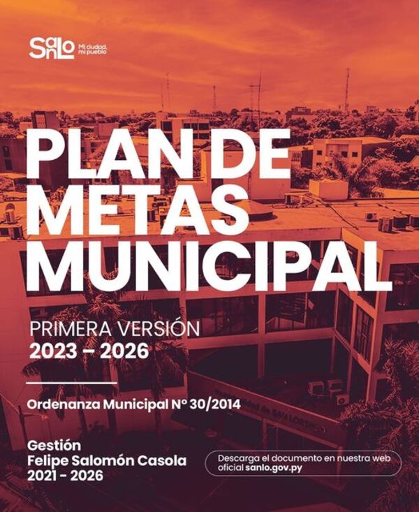 Remiten a la Junta Plan de Metas Municipal 2023-2026 - San Lorenzo Hoy