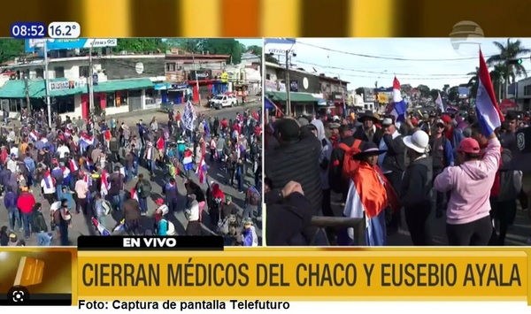 Payistas bloquean esquina de Eusebio Ayala, Médicos del Chaco y Choferes del Chaco - Radio Imperio