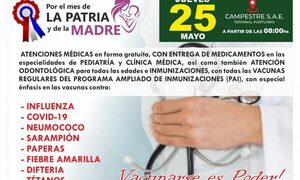 Realizarán jornada médica extramural en el Km. 10 Acaray