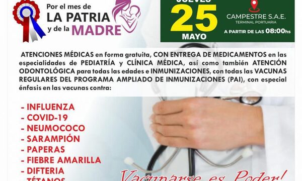 Realizarán jornada médica extramural en el Km. 10 Acaray
