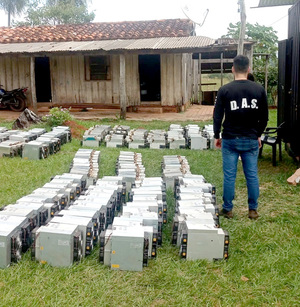 Diario HOY | Recuperan 300 aparatos de criptominería robadas en el este gracias a señal satelital