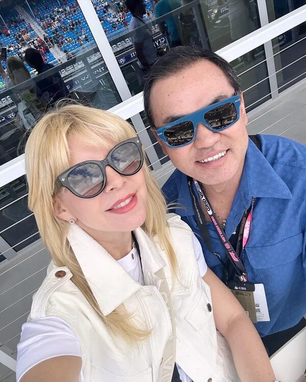 Vero Chaves y Marcelo Toyosothi disfrutaron del Grand Prix de Fórmula 1 de Miami - Gente - ABC Color