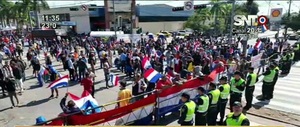 Tensa calma en inmediaciones del TSJE - SNT