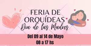 Feria de orquídeas por el Día de las Madres se llevará a cabo frente al MAG en San Lorenzo