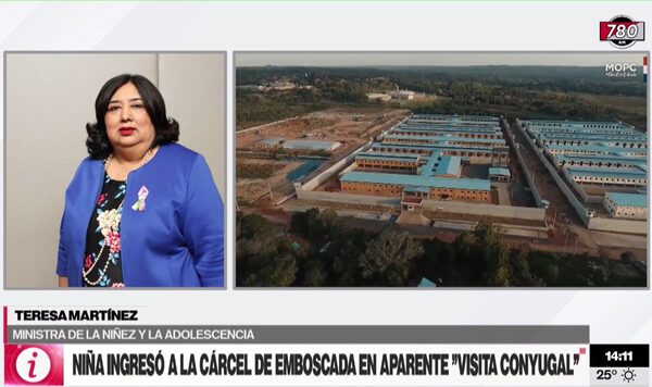 Ministra de la Niñez repudió ingreso de una menor en aparente visita conyugal en Emboscada - Megacadena — Últimas Noticias de Paraguay