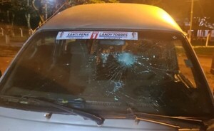 Cuatro manifestantes imputados por atacar a un conductor
