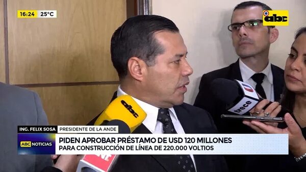 Video: ANDE pide millonario préstamo para línea de transmisión en el Chaco - ABC Noticias - ABC Color