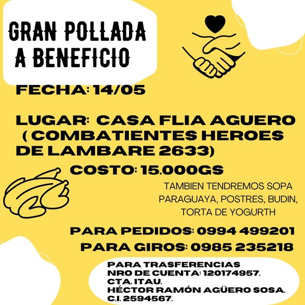 Pollada a beneficio del comunicador Héctor Agüero - La Tribuna
