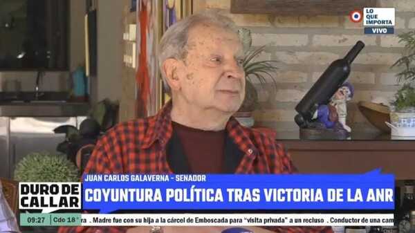 Galaverna habla de su retiro del Senado: “Ovalema nio. Demasiado suerte ya tuve” - ADN Digital