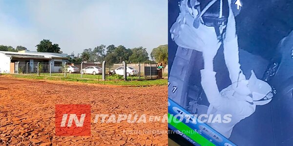 LADRÓN ASQUEROSO: ENTRÓ DEFECÓ, ROBÓ Y SE FUE - Itapúa Noticias