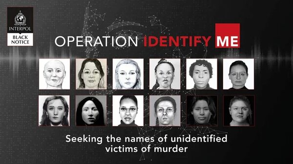 Interpol publica fotos de mujeres asesinadas en Europa para ayudar a su identificación - Mundo - ABC Color
