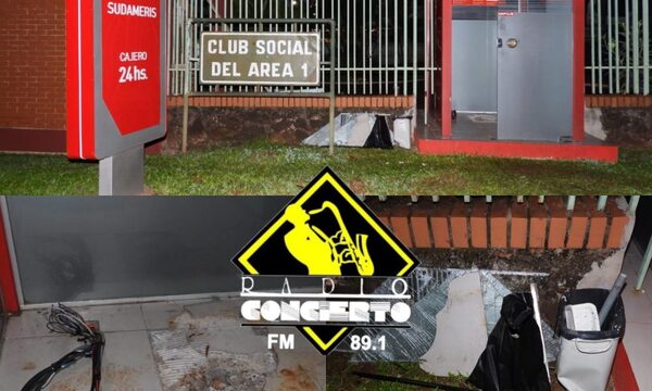 Falsos policías arrancan cajero automático y roban dinero en CDE
