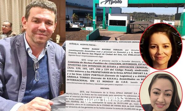 Total hermetismo en investigación por asociación criminal y otros a propietarios de Apolo Import SA – Diario TNPRESS
