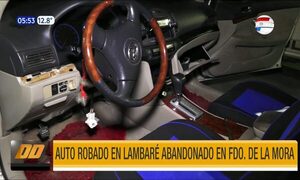 Hallan vehículo robado en Fernando de la Mora | Telefuturo
