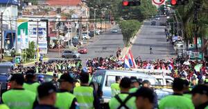 La Nación / Reportan bloqueo de la avenida Eusebio Ayala en zona del TSJE