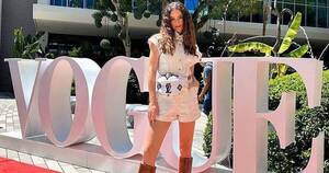 La Nación / ¡Diva! Stephi Stegman participó de la inauguración del espacio Vogue en Miami