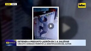 Video: Detienen a presunto ladrón en J. A. Saldívar - ABC Noticias - ABC Color