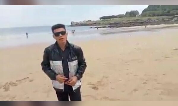 (VIDEO)Desde la playa de España y al ritmo de la polka, Alder Alcides contó que dejó “amores abandonados”