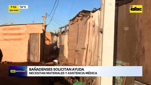 Video: Bañadenses solicitan ayuda - ABC Noticias - ABC Color