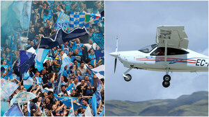 Versus / Piloto de avión dibujó el escudo del Napoli en el cielo para celebrar el "Scudetto"