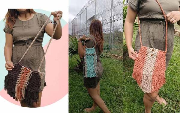 Internas de la cárcel de Coronel Oviedo elaboran carteras en macramé por el Día de la Madre – Prensa 5