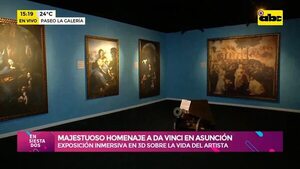 Video: Majestuoso homenaje a Da Vinci en Asunción - Ensiestados - ABC Color