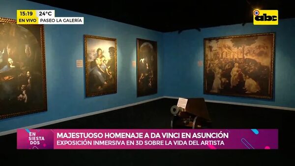 Video: Majestuoso homenaje a Da Vinci en Asunción - Ensiestados - ABC Color