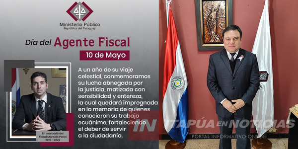 HOY SE CONMEMORA EL DÍA NACIONAL DEL AGENTE FISCAL - Itapúa Noticias