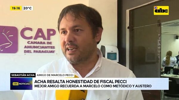 Video: Acha resalta honestidad de fiscal Pecci - ABC Noticias - ABC Color