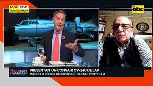 Video: Presentan un Convair CV-240 de LAP - Mesa de Periodistas - ABC Color