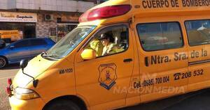 La Nación / Una mujer da a luz en una ambulancia de los bomberos